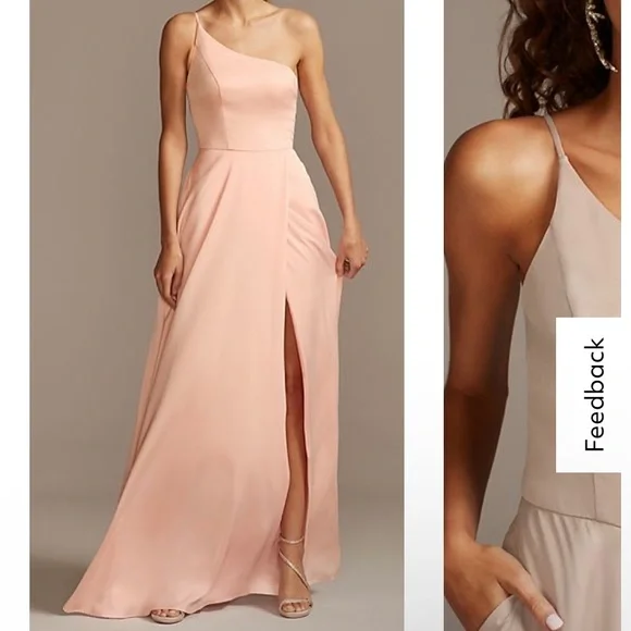 bridesmaid dress chains Chain Trim Plunging Drape Jumpsuit Black / 10 main image 1